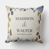 Rustige herfstbladeren herfst herfstbruiloft kussen (Voorkant)