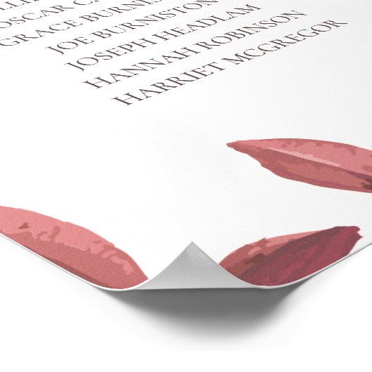 Rustige herfstegelkleppen poster (Hoek)