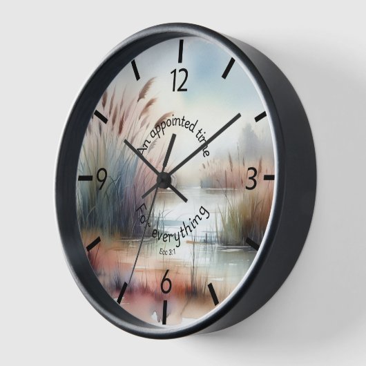 Rustige herfstklok met bijbelvers (Hoek)