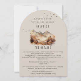 Rustige herfstlandschap details bijgevoegde kaart