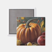 Rustige herfstpompoen Thanksgiving en Halloween Magneet (Voorkant / Achterkant)