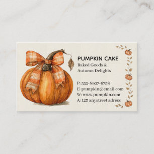 Rustige Herfstpompoen Visitekaartje