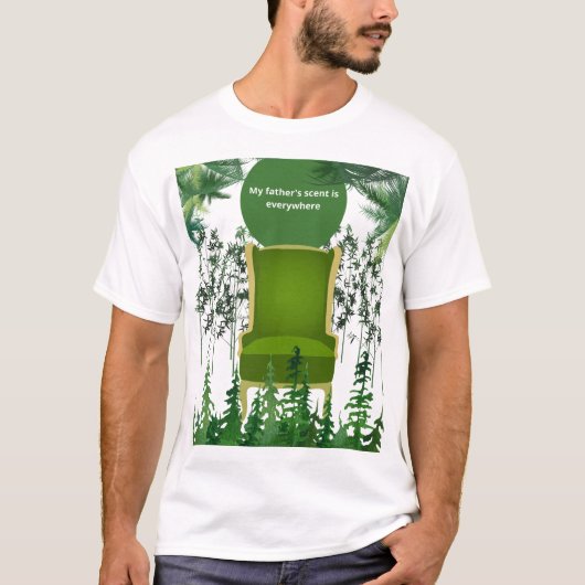 Rustige herinnering in Natuur's Hue & Nostalgic De T-shirt (Voorkant)