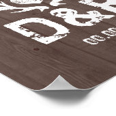 Rustige hert antler posters voor de bruiloft van h (Hoek)