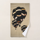 Rustige heteluchtballonnen bad handdoek (Handdoek)