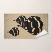 Rustige heteluchtballonnen bad handdoek (Handdoek)