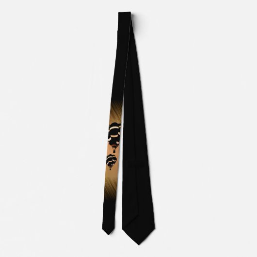 Rustige heteluchtballonnen stropdas (Achterkant)