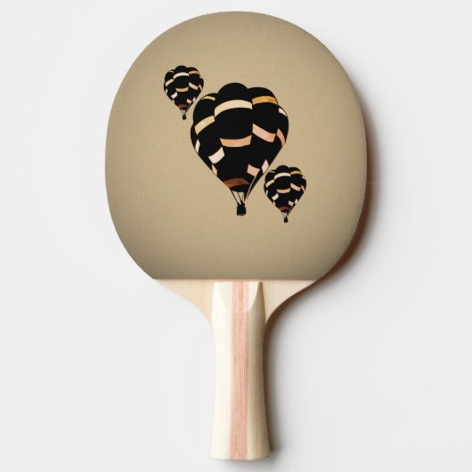 Rustige heteluchtballonnen tafeltennisbatje (Achterkant)