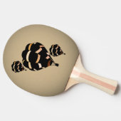 Rustige heteluchtballonnen tafeltennisbatje (Zijkant)