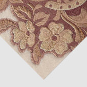 rustige hoefijzer cowgirl western land floral tissuepapier (Detail)