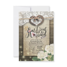 Rustige Hoefijzer Lace EAT Drink wordt gehuwd