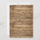 Rustige Hoefijzer paardenbruiloft Kaart (Achterkant)