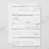 Rustige hoefijzer sekse onthult partij kaart (Achterkant)