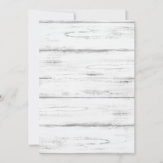 Rustige hoefijzer sekse onthult partij kaart (Achterkant)