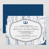 Rustige Hoefijzers Barn Wedding Kaart (Voorkant / Achterkant)