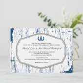 Rustige Hoefijzers Barn Wedding Kaart (Staand voorkant)