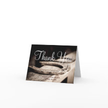 Rustige Hoefijzers Cowboy Wedding Bedankt