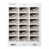 Rustige Hoefijzers Cowboy Wedding Label (Full Sheet)