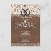 Rustige Hoefijzers en Lace Country DETAILS Kaart (Voorkant)