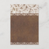 Rustige Hoefijzers en Lace Country DETAILS Kaart (Achterkant)