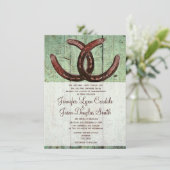 Rustige Hoefijzers Land Wood Weddenschappen Kaart (Staand voorkant)