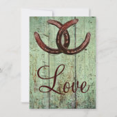 Rustige Hoefijzers Land Wood Weddenschappen Kaart (Achterkant)