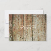 Rustige Hoefijzers Landbruiloft RSVP-kaarten RSVP Kaartje (Achterkant)