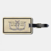 Rustige Hoefijzers met BG Bagagelabel (Achterkant horizontaal)