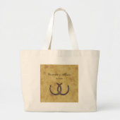 Rustige Hoefijzers met BG Grote Tote Bag (Voorkant)