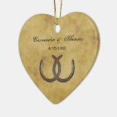 Rustige Hoefijzers met BG Keramisch Ornament (Links)