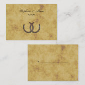 Rustige Hoefijzers met BG-kleppen Plaatskaartje (Voorkant / Achterkant)