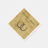 Rustige Hoefijzers met BG Napkins Servet (Hoek)