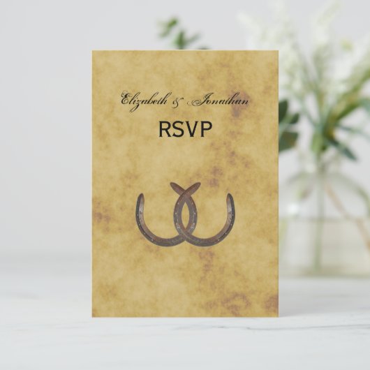 Rustige Hoefijzers met BG RSVP (Staand voorkant)