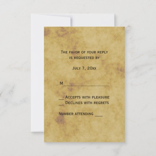 Rustige Hoefijzers met BG RSVP (Achterkant)