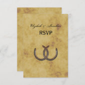 Rustige Hoefijzers met BG RSVP (Voorkant / Achterkant)