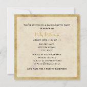 Rustige Hoefijzers met BG SQ Bachelorette Kaart (Achterkant)