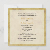 Rustige Hoefijzers met BG SQ-Verloving Kaart (Achterkant)