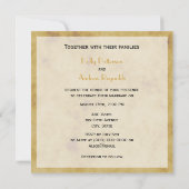 Rustige Hoefijzers met BG SQ Wedding Kaart (Achterkant)