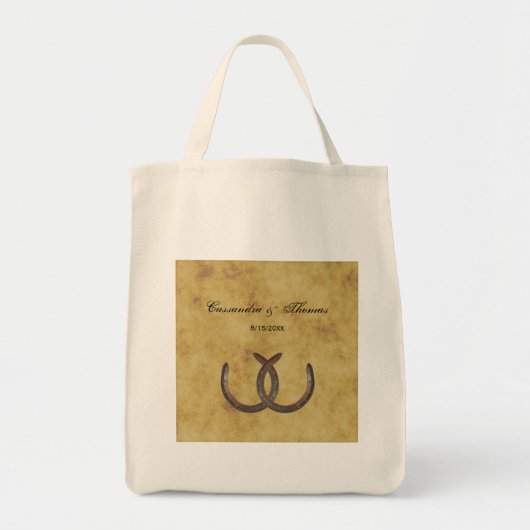 Rustige Hoefijzers met BG Tote Bag (Voorkant)