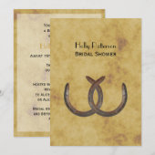 Rustige Hoefijzers met BG V-Vrijgezellenfeest Kaart (Voorkant / Achterkant)