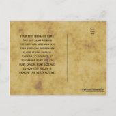 Rustige Hoefijzers Onderdruk BG sparen de Datum Aankondigingskaart (Achterkant)