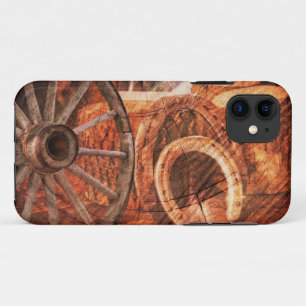 Rustige Hoefijzers op wielwielen Westerne stijl Case-Mate iPhone Case