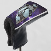 Rustige Hoefijzers op wielwielen Westerne stijl Golfheadcover (3/4 voorkant)