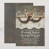 Rustige Hoefijzers — Paar Engagement Party Kaart (Voorkant / Achterkant)