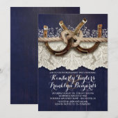 Rustige Hoefijzers — Paar Engagement Party Kaart (Voorkant / Achterkant)