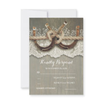 Rustige Hoefijzers van het land Hout Wace Wedding 