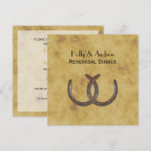 Rustige Hoefijzers Verstoorde BG SQ-repetitie Din Kaart (Voorkant / Achterkant)