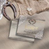 Rustige Hoefijzers, Vrijgezellenfeest-ontvangst op Uitnodiging Briefkaart