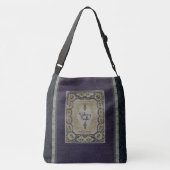 Rustige Hoesje Bags met wervelinghoogten Crossbody Tas (Achterkant)