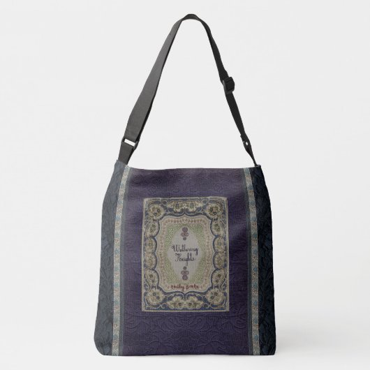 Rustige Hoesje Bags met wervelinghoogten Crossbody Tas (Achterkant)